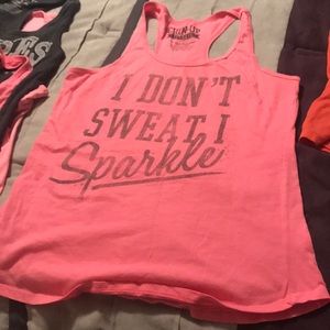 3 medium workout tanks